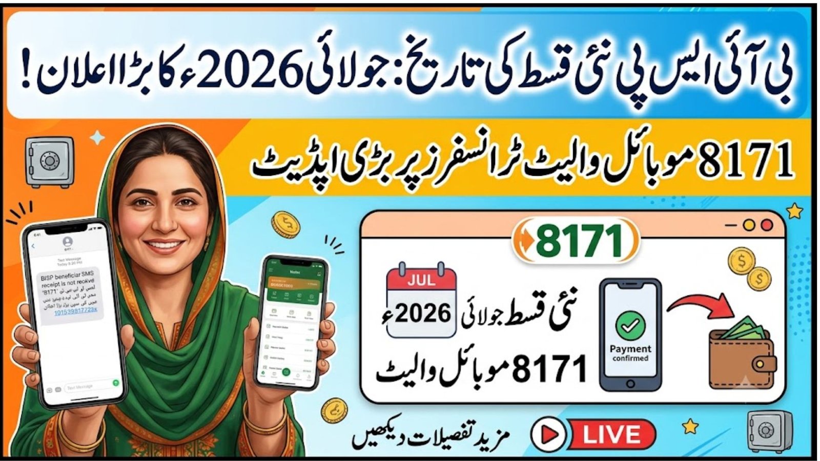 BISP New Installment Date July